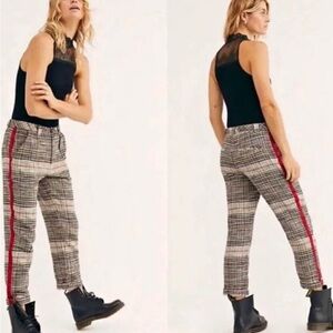 Free People EUC good vibes plaid pants. EUC